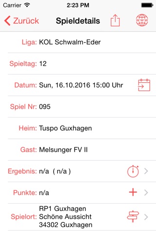 TuSpo Guxhagen Fußball screenshot 3