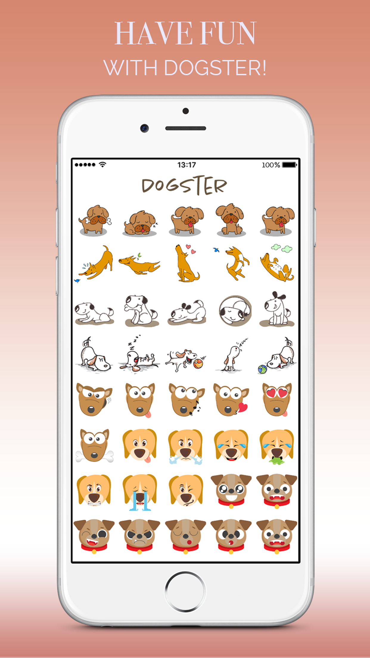 Dogster - Dog Emoji Stickers