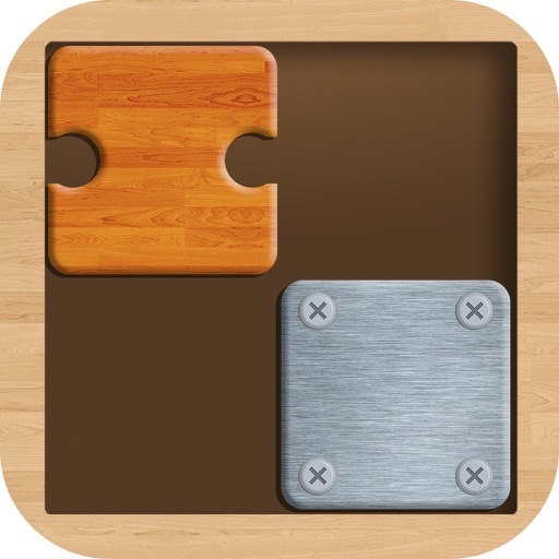 Slide the Blocks : Wood Jigsaw Icon