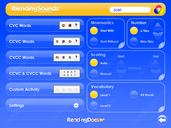 Screenshot #6 pour Blending Sounds 1 : Phonics Words for Beginners