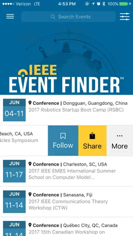 Game screenshot IEEE Event Finder apk