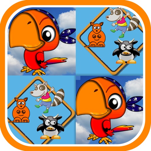 Happy Animals Matching games icon