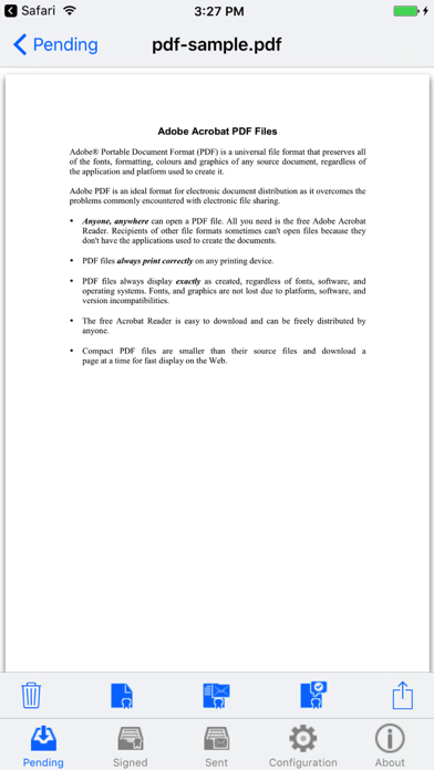 Screenshot #2 pour Mobile Signer