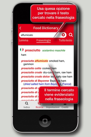 Dizionario di Gastronomia screenshot 4