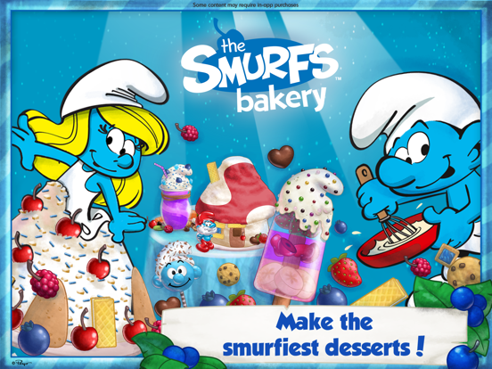 The Smurfs Bakery iPad app afbeelding 1