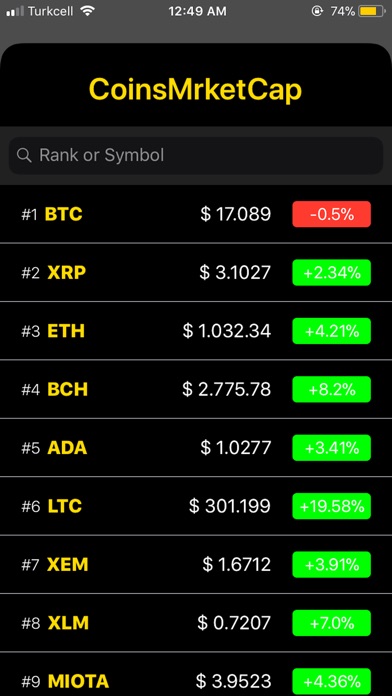 CoinsMarketCap screenshot 2