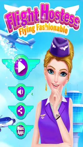 Game screenshot Рейс стюардесса - летающий фешенебельный mod apk