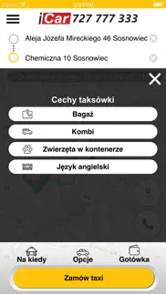 icar taxi Śląsk 727 777 333 iphone screenshot 4