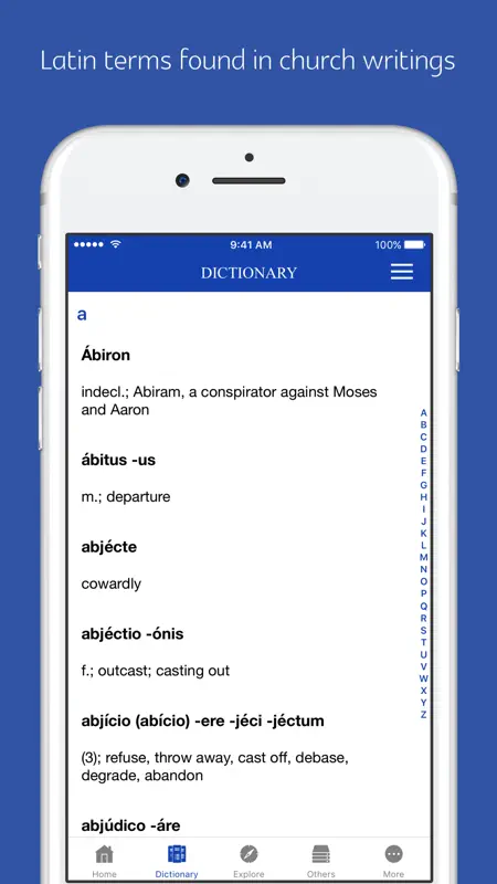 Theological Latin Dictionary screenshot 1 of 5