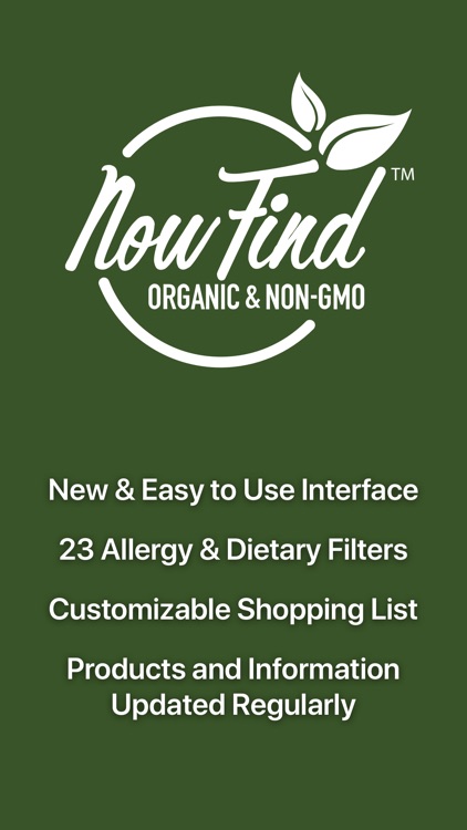 Now Find Organic & NON-GMO