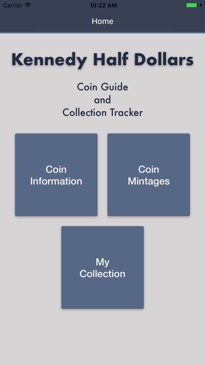 Kennedy Half Dollars - Coin Collection Tracker
