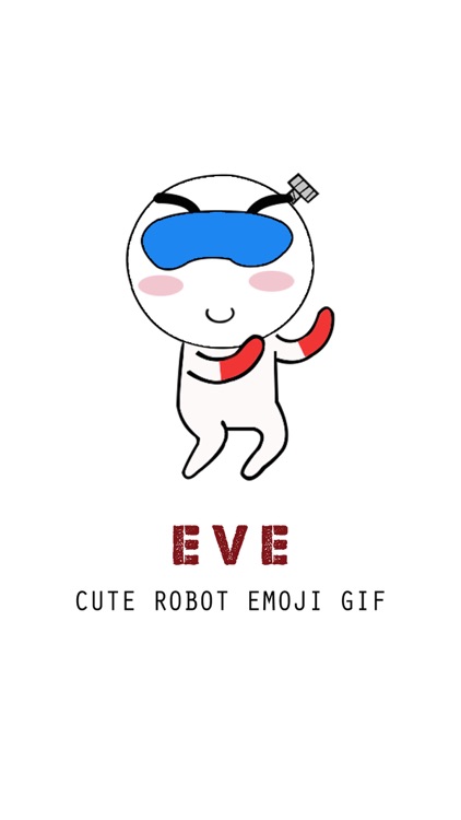 Eve - Cute Robot Emoji GIF