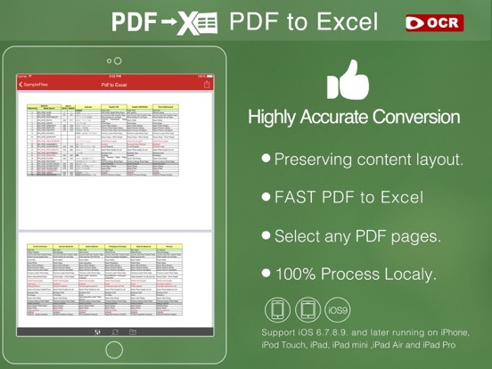 Screenshot #5 pour PDF to Excel With OCR Lite