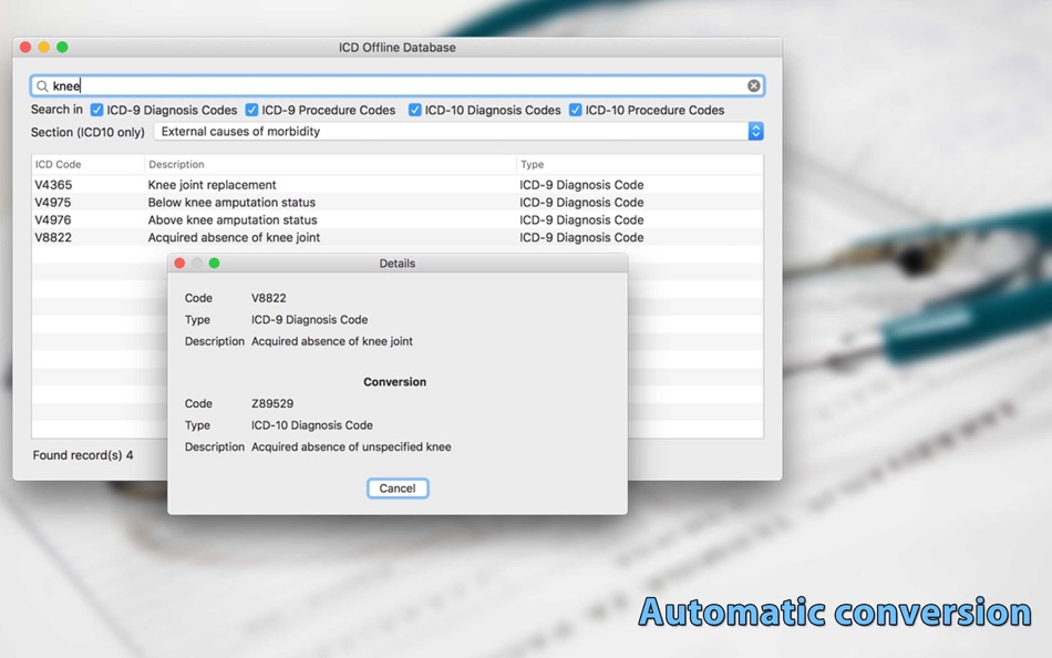 #4. ICD Offline Database (macOS) 由: Konstantin Adamov