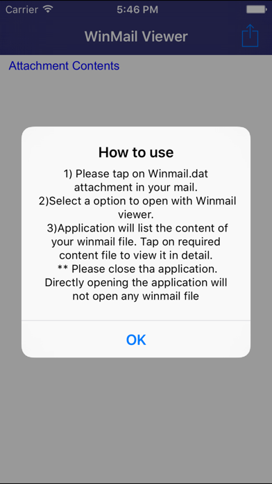Winmail Viewer for iPhone and iPad Screenshot