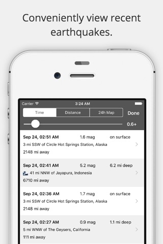 Earthquake Monitor screenshot 4