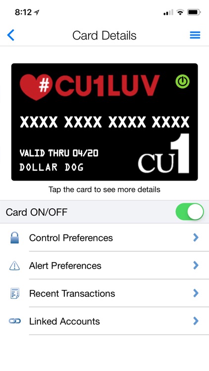 Credit Union 1 CardControl