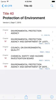 40 cfr - protection of environment (lawstack ser.) iphone screenshot 1