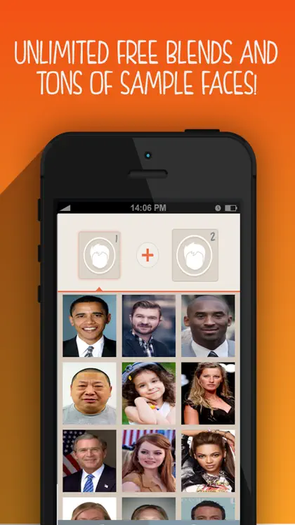 Screenshot 4 von 5 zu FaceBlend: Combine Face Photos
