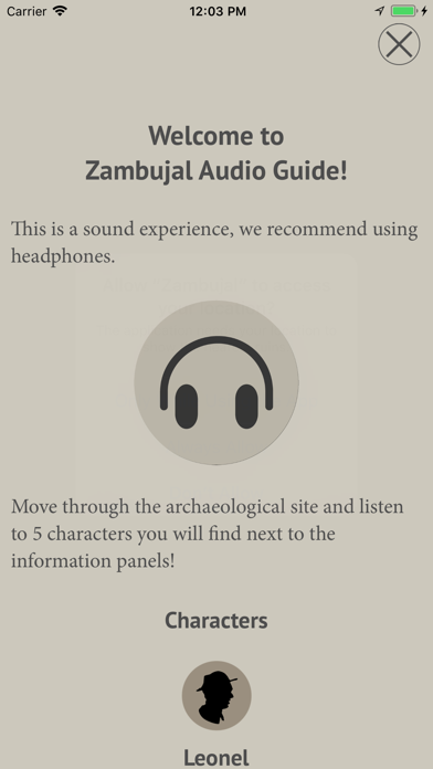 Screenshot #1 pour Zambujal Audio Guide