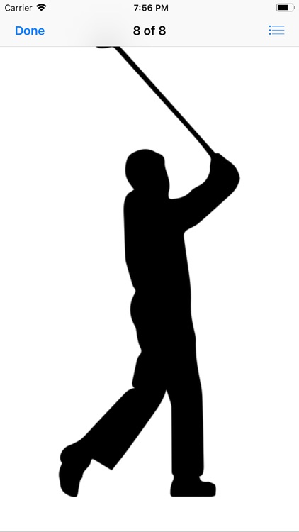 Golf Silhouettes Sticker Pack screenshot-8