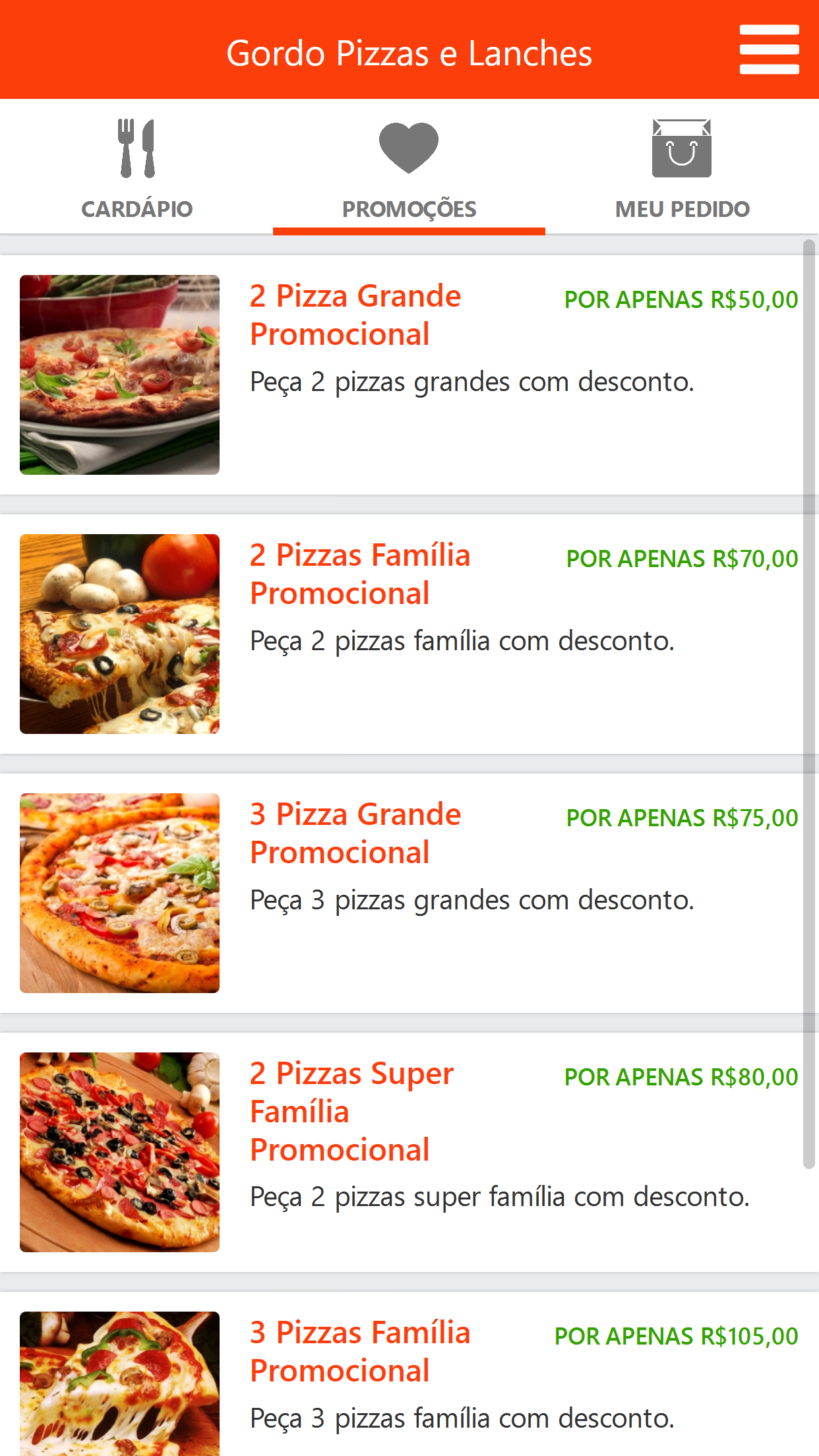 Gordo Pizzas