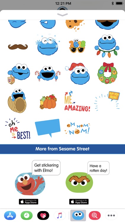Cookie Monster Stickers