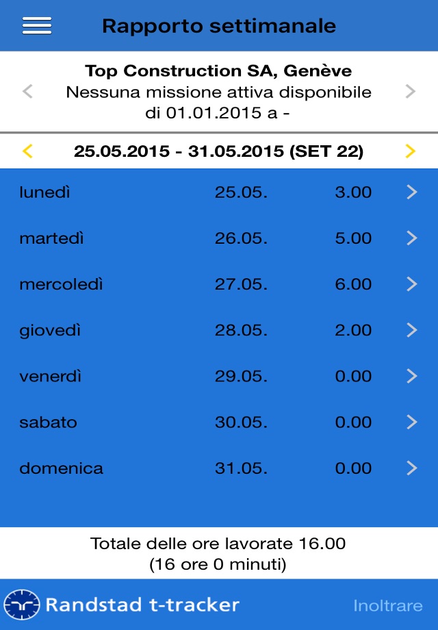 Randstad t-tracker screenshot 3