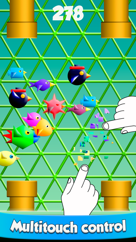 #4. Cool Birds Game - Fun Smash (iOS) 由: Eugene Mikhalevskiy