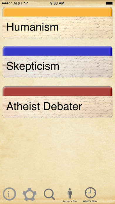 Atheist Pocket Debater Screenshot