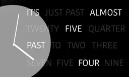 Written Clock app icon