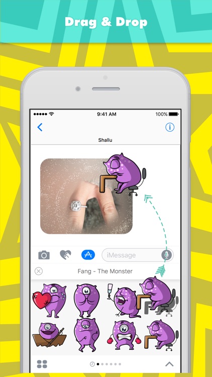 Fang - The Monster stickers