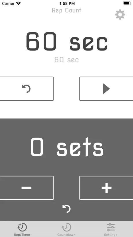 Rep Counter with rest timer