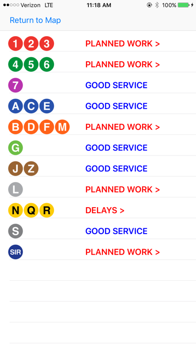 NYC Subway System Map screenshot 2