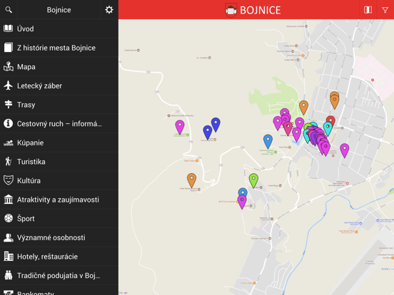 Bojnice iPad screenshot 5 - Travel app