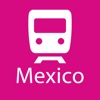 Icon Mexico City Rail Map Lite