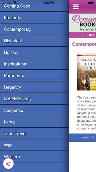 RomanceBookCloud screenshot
