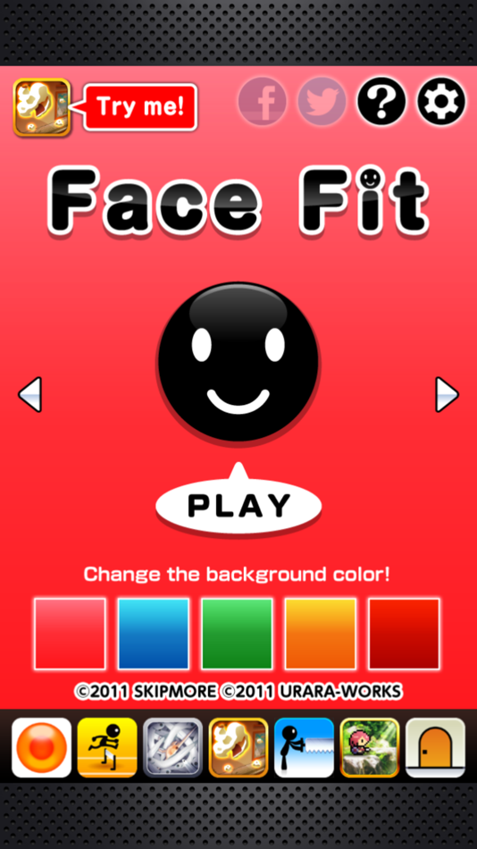 #1. Face Fit (iOS) 由: Masakazu Yonehara