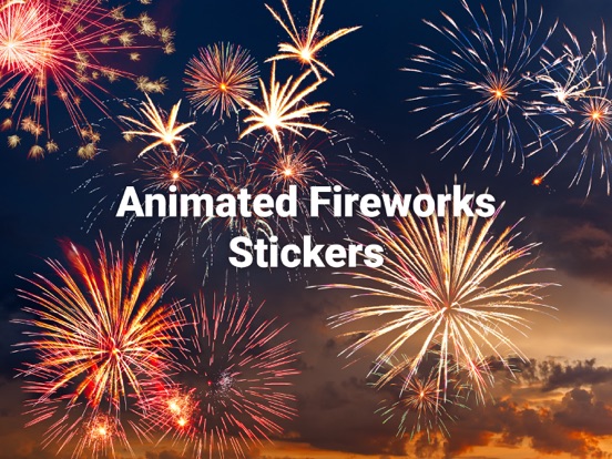 Screenshot #4 pour Animated Fireworks Party Text