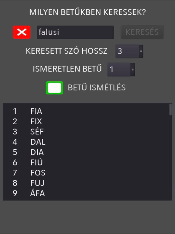 Screenshot #5 pour Szó kereső - Anagram