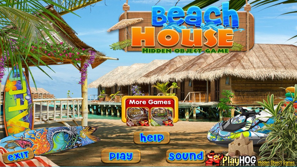 #4. Beach House Hidden Object Game (iOS) By: Big Leap Studios