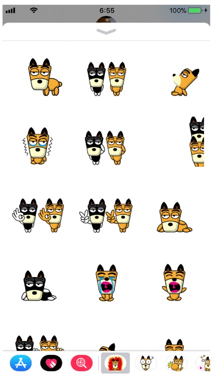 TF-Dog 3 Stickers