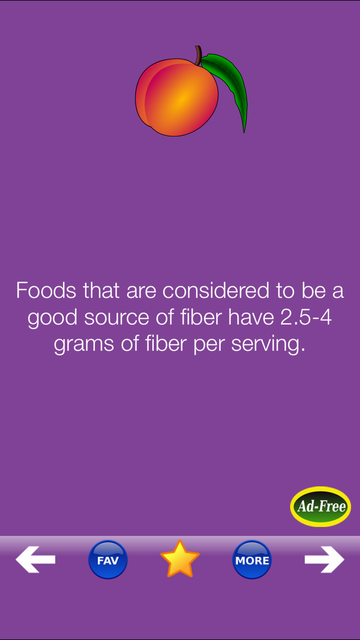 Nutrition Facts & Tips Fun App
