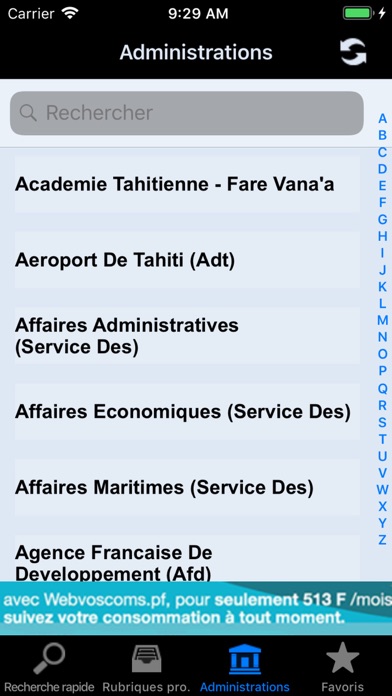 Screenshot #3 pour Annuaire OPT