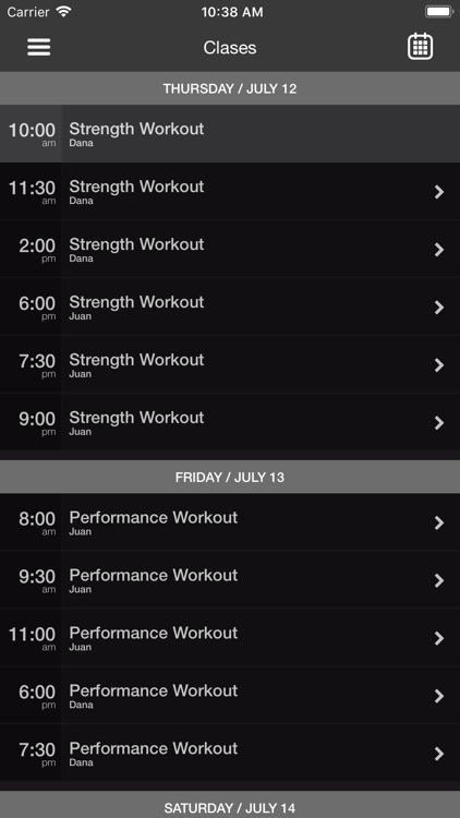 BURN 50 Fitness Experience