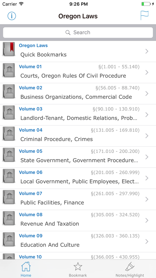 OR Laws, Oregon Codes - 8.181114 - (iOS)