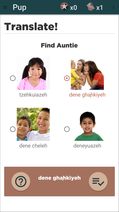 Screenshot #3 pour Saysi Dene Language Game