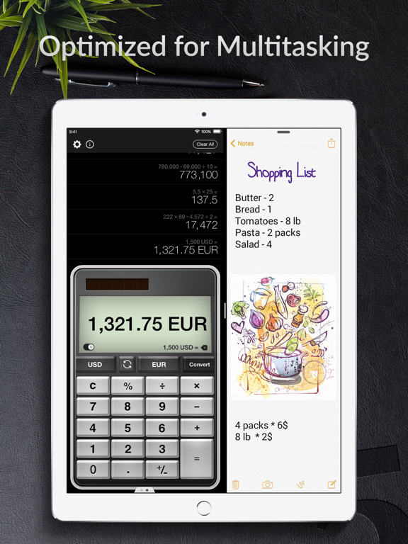 Calculator Pro for iPad Free - Standard and Scientific Calculator screenshot