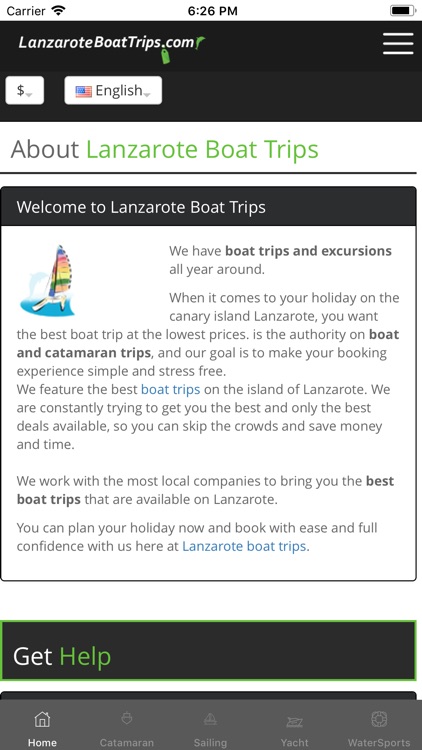 Lanzarote Boat Trips