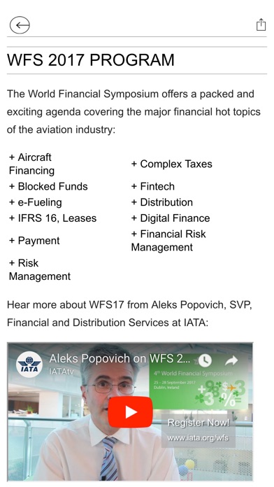 IATA Financial Community screenshot 4